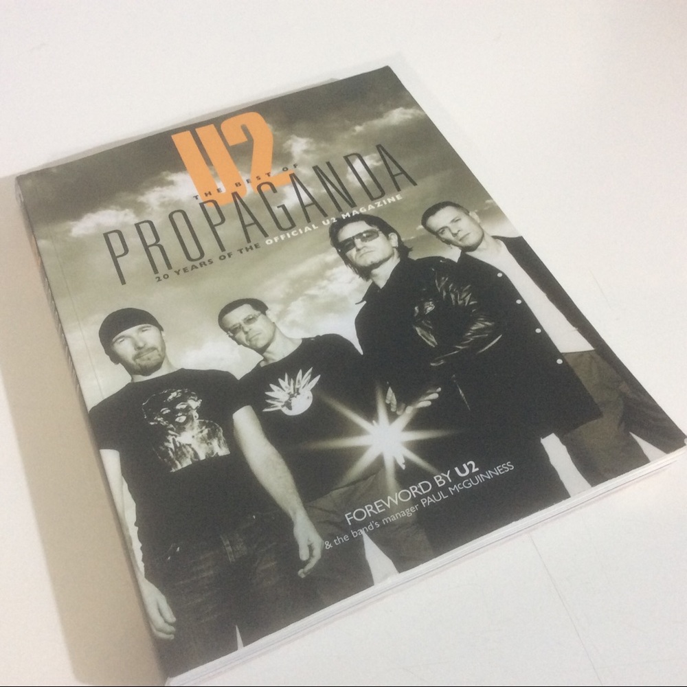 U2 Rock Band Best of Propaganda Book 20 Years Official Magazine Softcover *WEAR